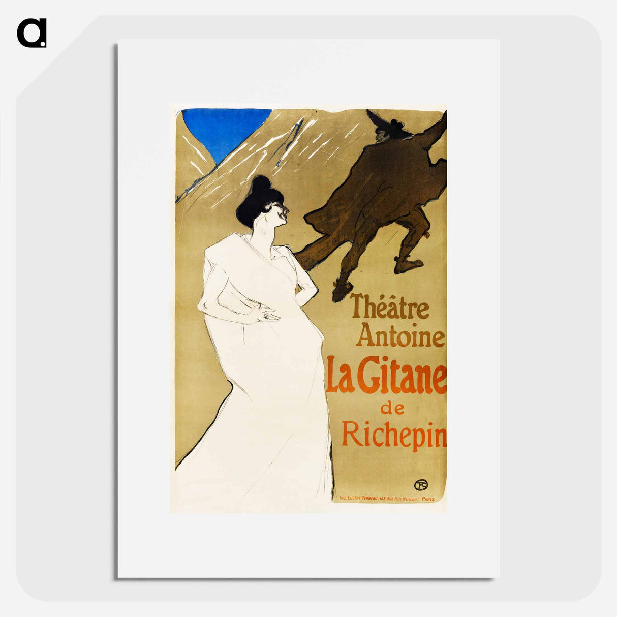 La Gitane - アンリ ド トゥールーズ ロートレック Poster.