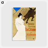 アートポストカード-La Gitane - アンリ ド トゥールーズ ロートレック Postcard.