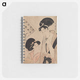 Geisha brushing her teeth - 喜多川 歌麿 Memo.