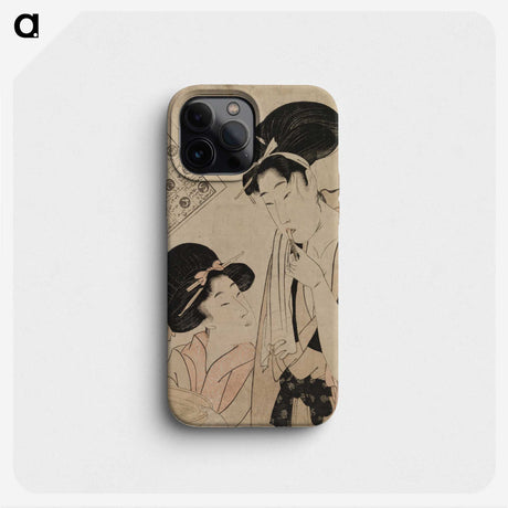 1-100_Kitagawa-Utamaro_phone
