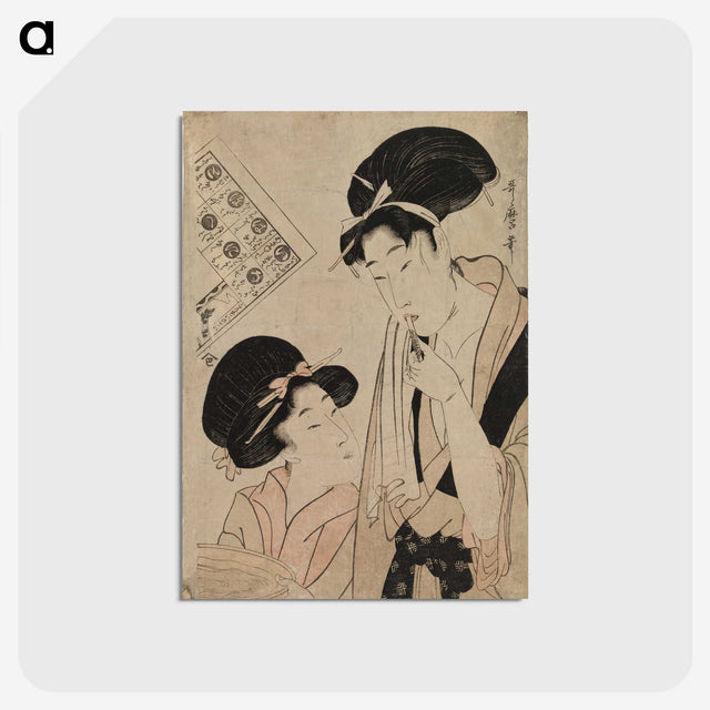 1-100_Kitagawa-Utamaro_postcard