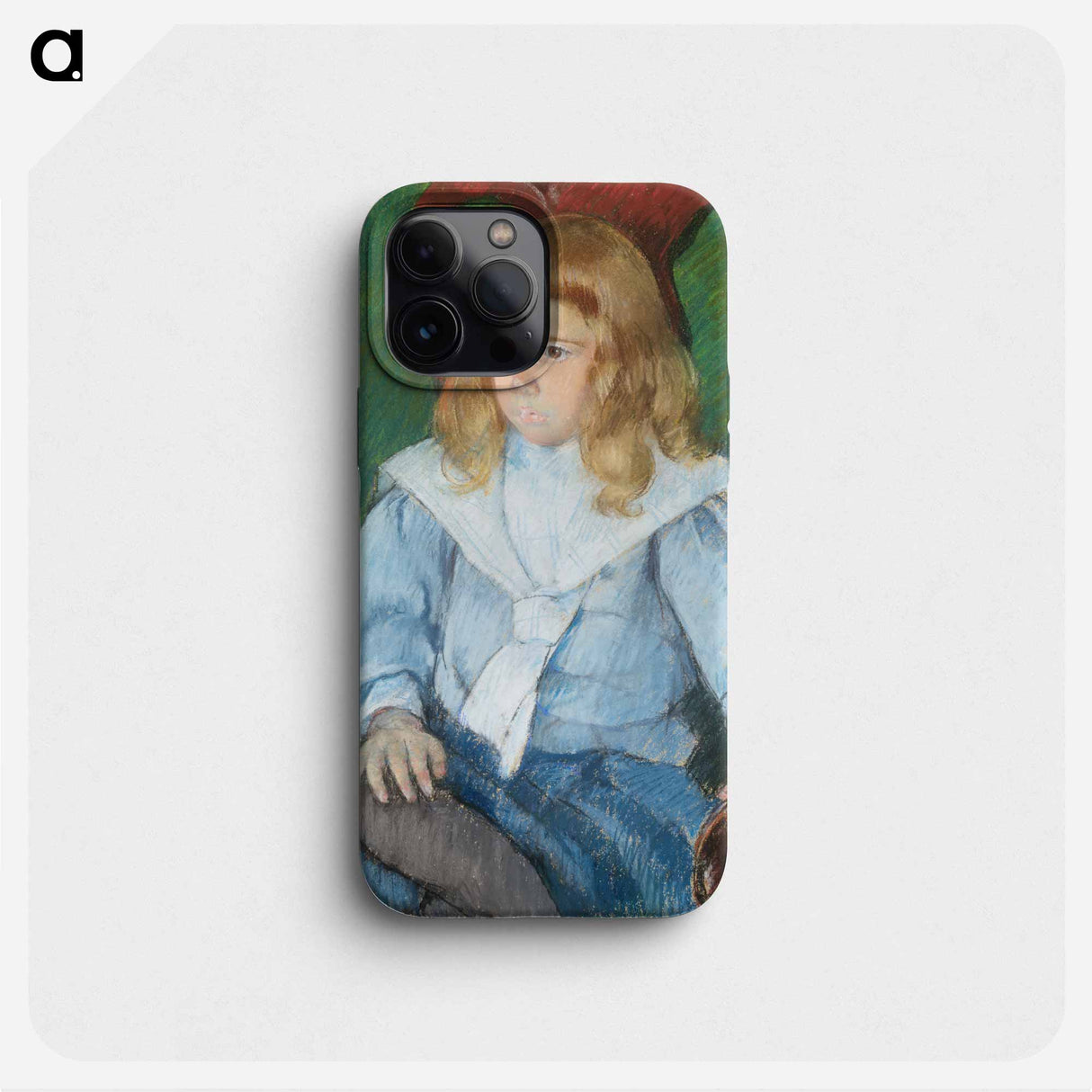 Boy with Golden Curls - メアリー カサット Phone Case.