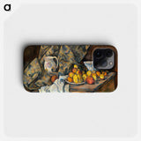 Still Life with Apples and Peaches - Paul Cezanne Phone Case.