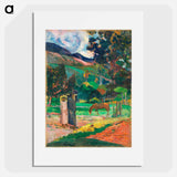 Tahitian Landscape - Paul Gauguin Poster.