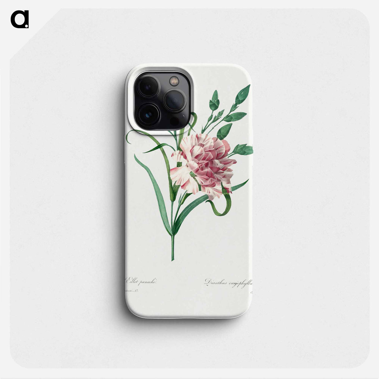 Carnation - Pierre Joseph Redouté Phone Case.