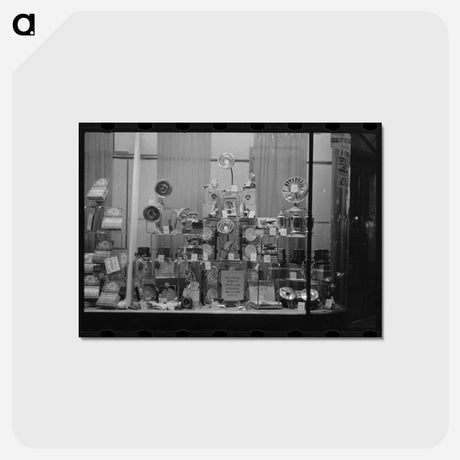 アートポストカード-Drugstore Window, Washington, D.C.
 - ラッセル リー Postcard.