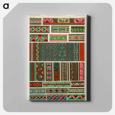 アートパネル-Nineteenth-Century Ornament
 - 装飾の文法 Canvas.