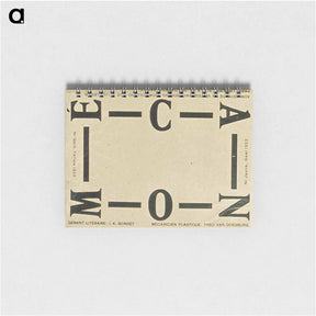 アートメモ帳-Cover fo "In Mechanism" - テオ ファン ドゥースブルフ Memo.