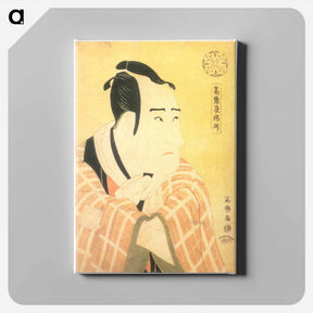 アートパネル-Ichikawa Komazō III as Ōdate Sabanosuke Terukado - 東洲斎 写楽 Canvas.