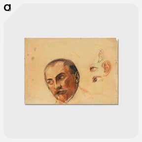 アートポストカード-Study Sheet (Head, Eyes, Ears)
 - ウィーン博物館 Postcard.