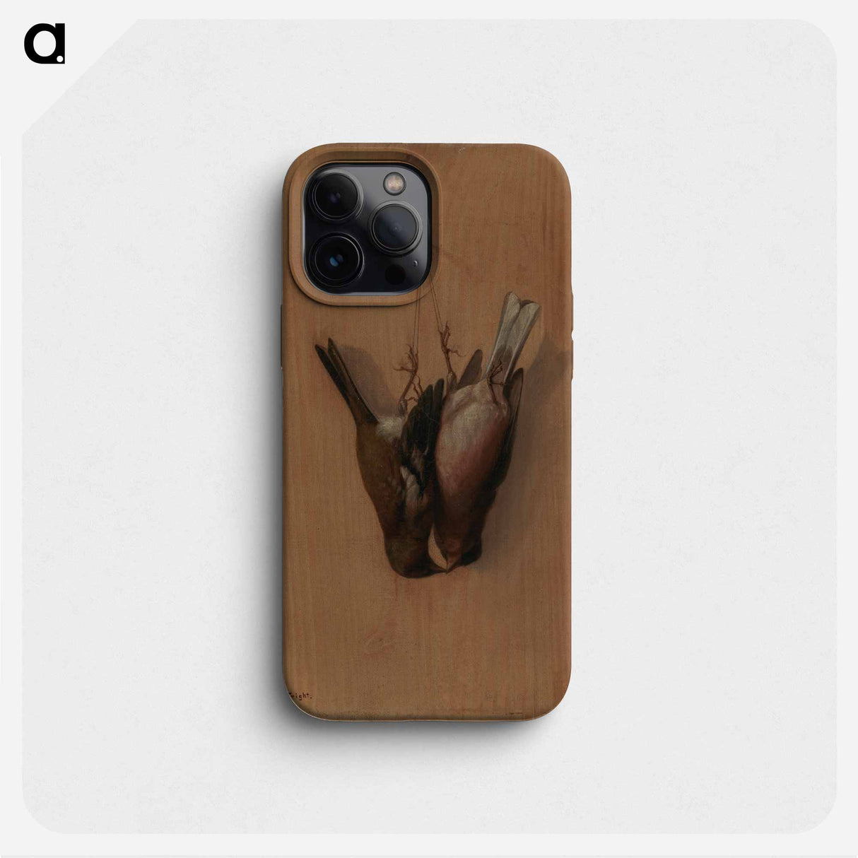 Two hung chaffinches - ヴィルヘルム フォン ライト Phone Case.