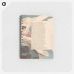 アートメモ帳-Young's Night Thoughts, Page 86, "His Hand the Good Man Fastens on the Skies" - ウィリアム ブレイク Memo.