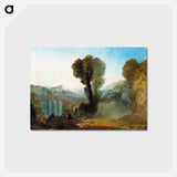 Ariccia Sunset - ウィリアム ターナー Postcard.