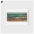 アートポストカード-The Beach, Late Afternoon - ウィンスロー ホーマー Postcard.