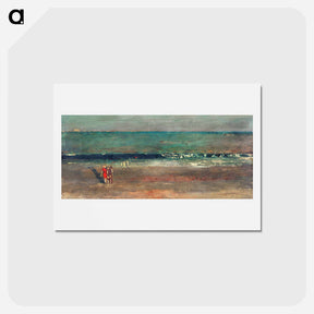 アートポストカード-The Beach, Late Afternoon - ウィンスロー ホーマー Postcard.