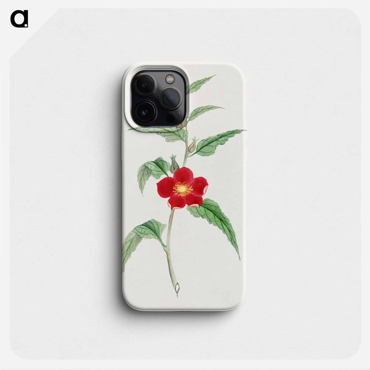 Koji kuwa - 19世紀の日本の花 Phone Case.