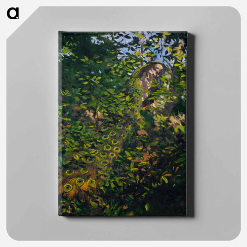 Peacock in the Woods - アボット ハンダーソン セイヤー Canvas.