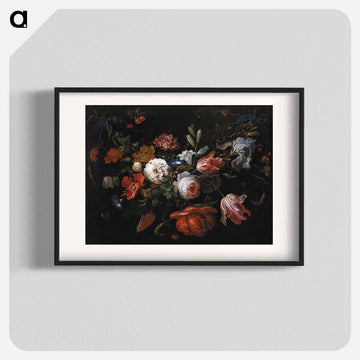 A Garland of Flowers - エイブラハム ミニョン Poster.