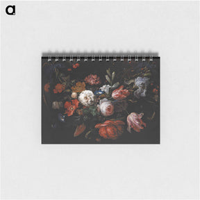 アートメモ帳-A Garland of Flowers - エイブラハム ミニョン Memo.