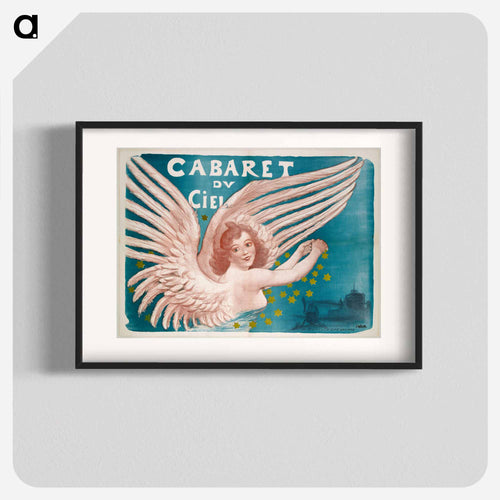 Cabaret du Ciel - アドルフ レオン ウィレット Poster.