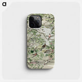 Aviary with fourteen birds - アールト シューマン Phone Case.