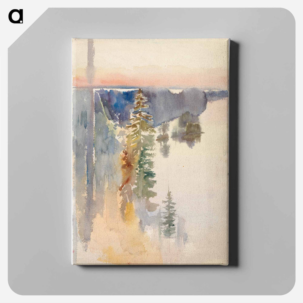 View from kaukola ridge - アルバート エーデルフェルト Canvas.