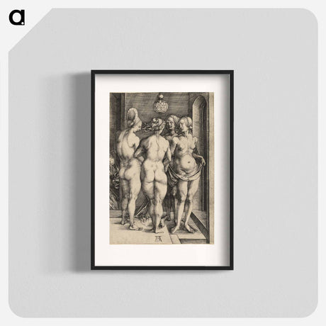 アートポスター-The Four Naked Women - アルブレヒト デューラー Poster.