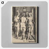 The Four Naked Women - アルブレヒト デューラー Canvas.