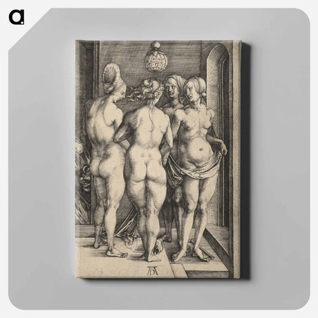 アートパネル-The Four Naked Women - アルブレヒト デューラー Canvas.
