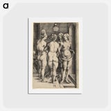 アートポストカード-The Four Naked Women - アルブレヒト デューラー Postcard.