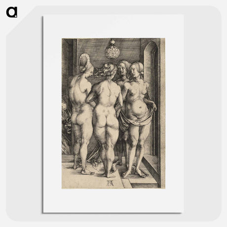 アートポスター-The Four Naked Women - アルブレヒト デューラー Poster.