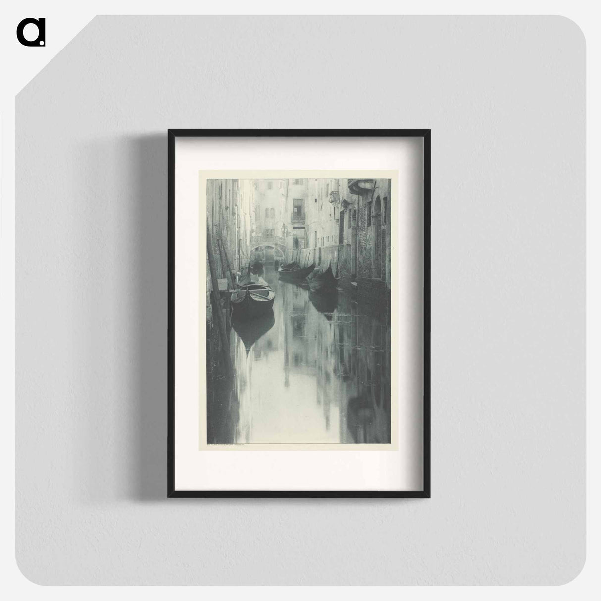 Reflection-Venice - アルフレッド スティーグリッツ Poster.