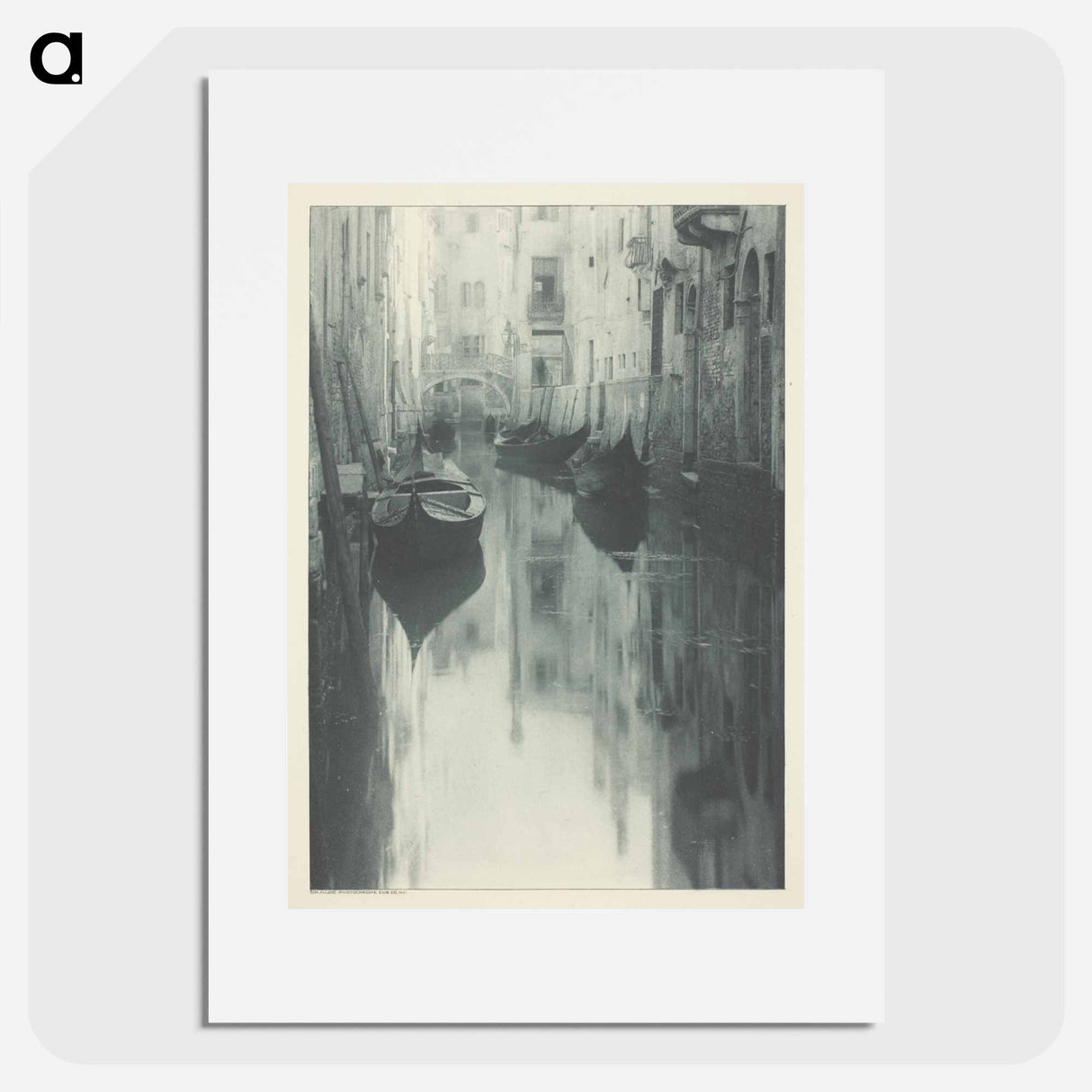Reflection-Venice - アルフレッド スティーグリッツ Poster.