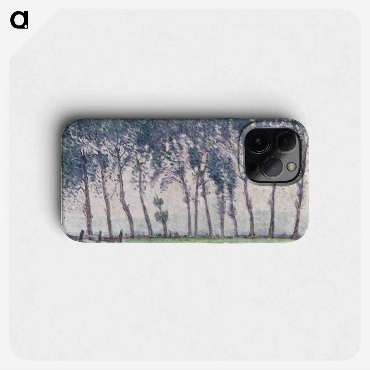 Rainy weather at hampton court - アルフレッド ウィリアム フィンチ Phone Case.