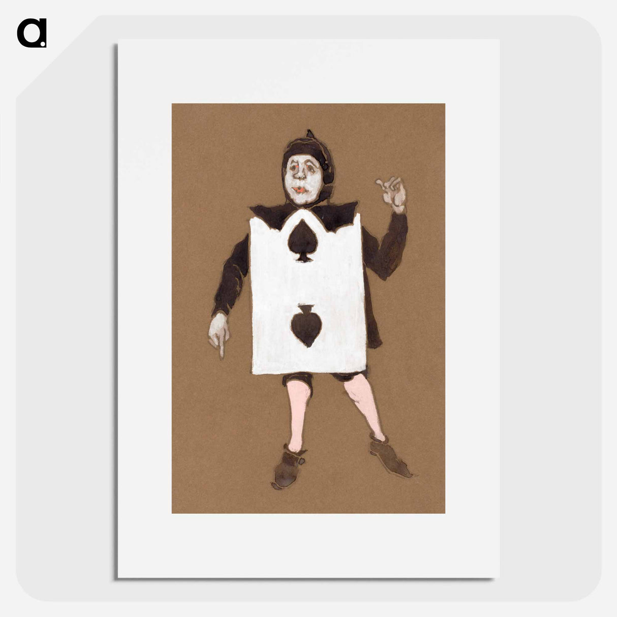 Two of Spades - Alice in Wonderland Poster.