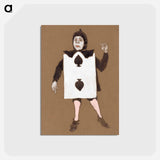 アートポストカード-Two of Spades - 不思議の国のアリス Postcard.