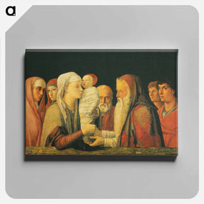 アートパネル-Presentation at the Temple - アンドレア マンテーニャ Canvas.