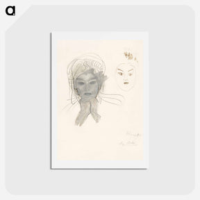 アートポストカード-Hanako - オーギュスト ロダン Postcard.