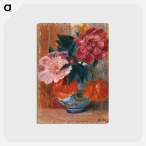アートポストカード-Tulips and Peonies in Pitcher
 - バーンズ・コレクション Postcard.