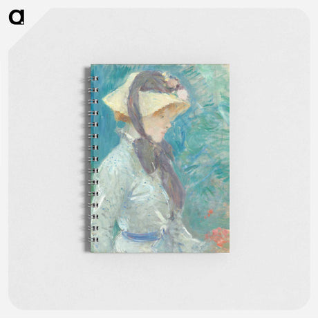 アートメモ帳-Young Woman with a Straw Hat
 - ベルト モリゾ Memo.