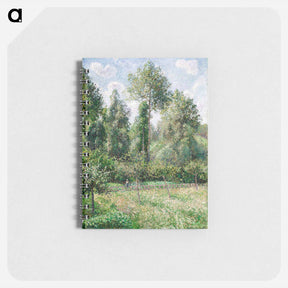アートメモ帳-Poplars, Éragny - カミーユ ピサロ Memo.