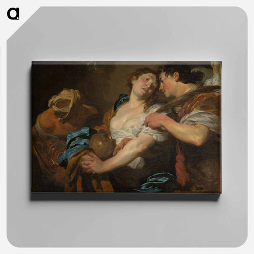 The Temptation of Saint Mary Magdalen - カラヴァッジョ Canvas.