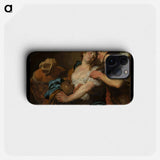 The Temptation of Saint Mary Magdalen - Caravaggio Phone Case.