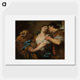 The Temptation of Saint Mary Magdalen - カラヴァッジョ Poster.