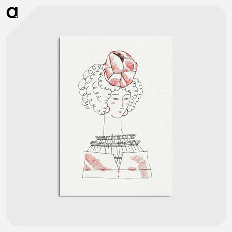 アートポストカード-Les Gorgerettes
 - シャルル マルタン Postcard.