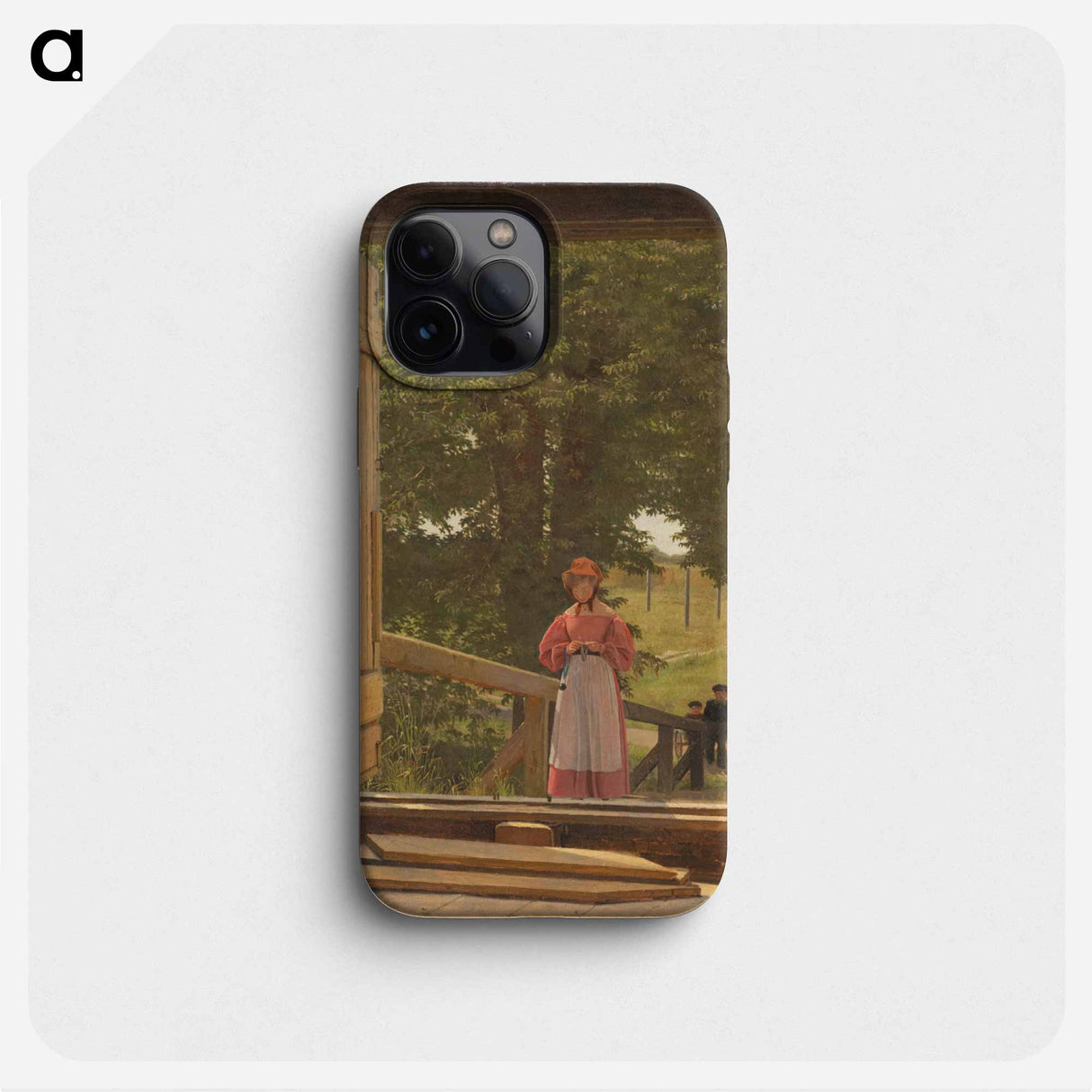 View from the Loft of the Grain Store at the Bakery in the Citadel of Copenhagen - クリステン ケプケ Phone Case.