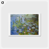 Water Lilies - クロード モネ Postcard.