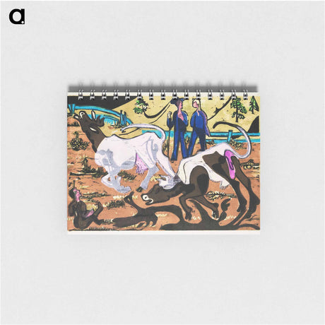 アートメモ帳-Cows in Spring
 - デトロイト美術館 Memo.