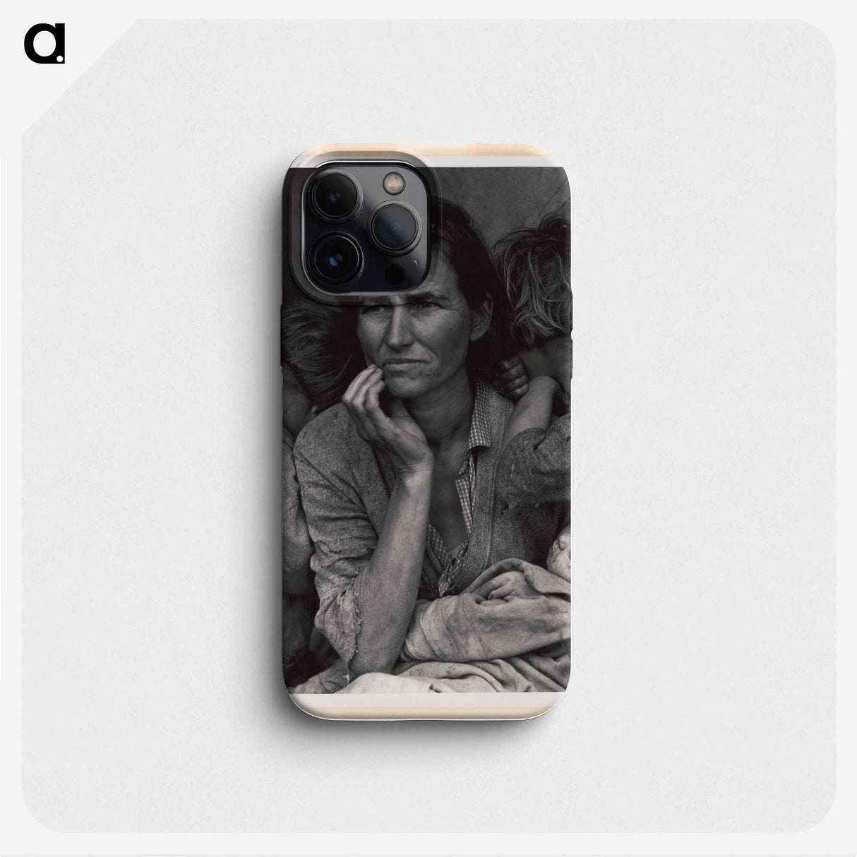 Destitute pea pickers in California. Mother of seven children. Age 32 - ドロテア ラング Phone Case.