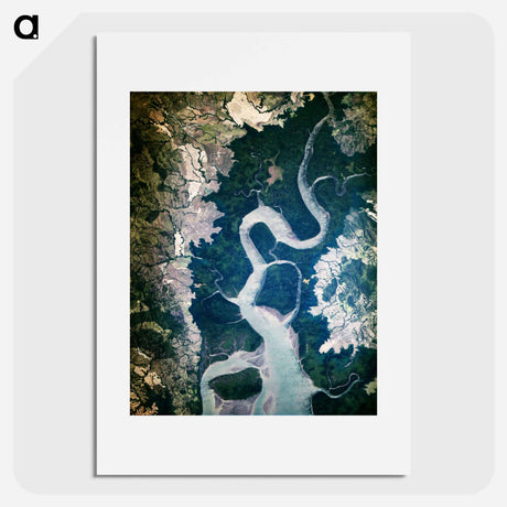 アートポスター-Earth Observation from the International Space Station
 - 上空からの地球 Poster.